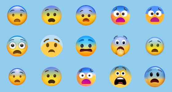 π¨ Fearful Face Emoji